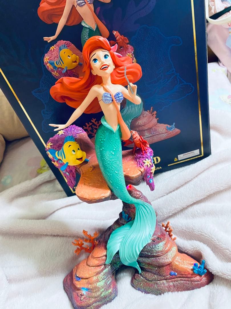 リトルマーメイド アリエル フランダー セバスチャン LEDライト フィギュア