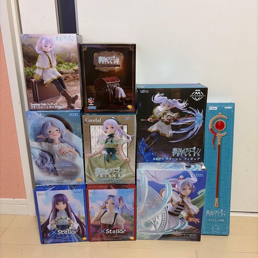 葬送のフリーレン　9点セット　インミミック　AMP 魔法の高み　トランク　眠り等