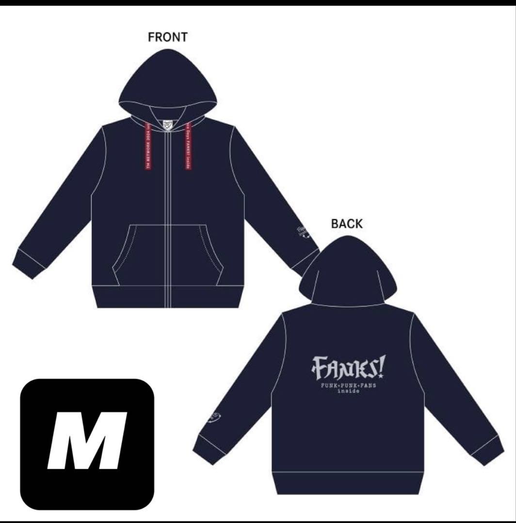 TM NETWORK FANKS inside ジップパーカー Mサイズ