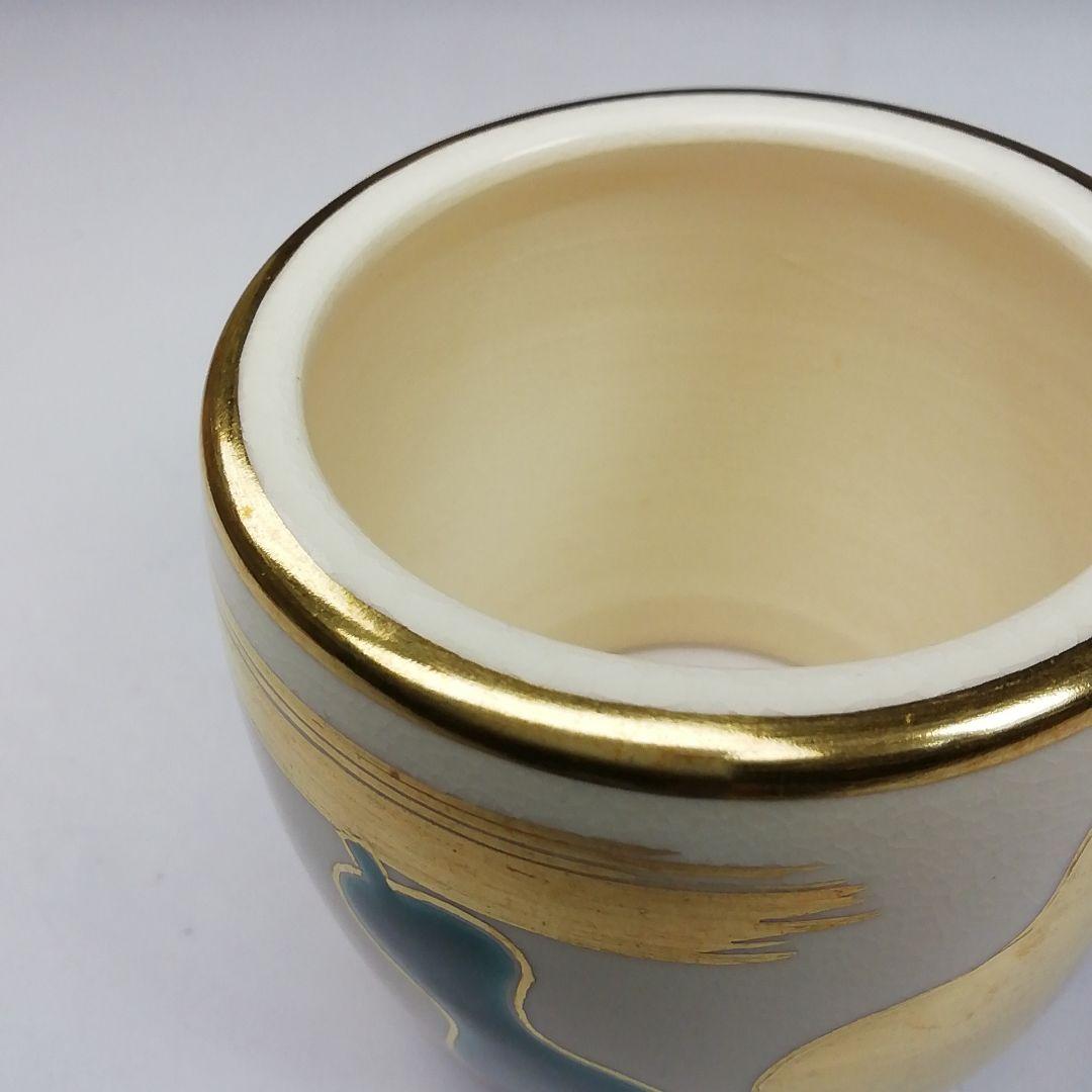 Ｗ４８　蓋置　『仁清　六瓢』『御室窯 造』　共箱　茶道具