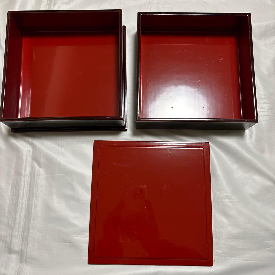 越前塗:漆器 二段重