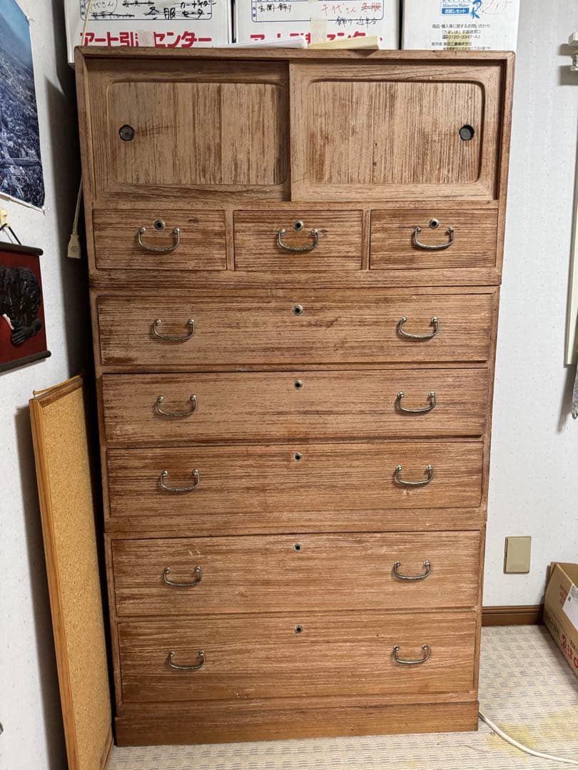 桐箪笥　桐タンス　昭和レトロ