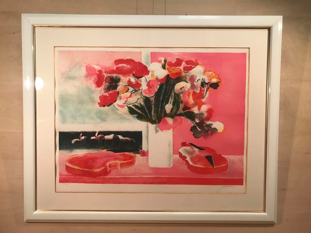 ギヤマン　「ハーモニー」　リトグラフ　直筆サイン・エディション有り