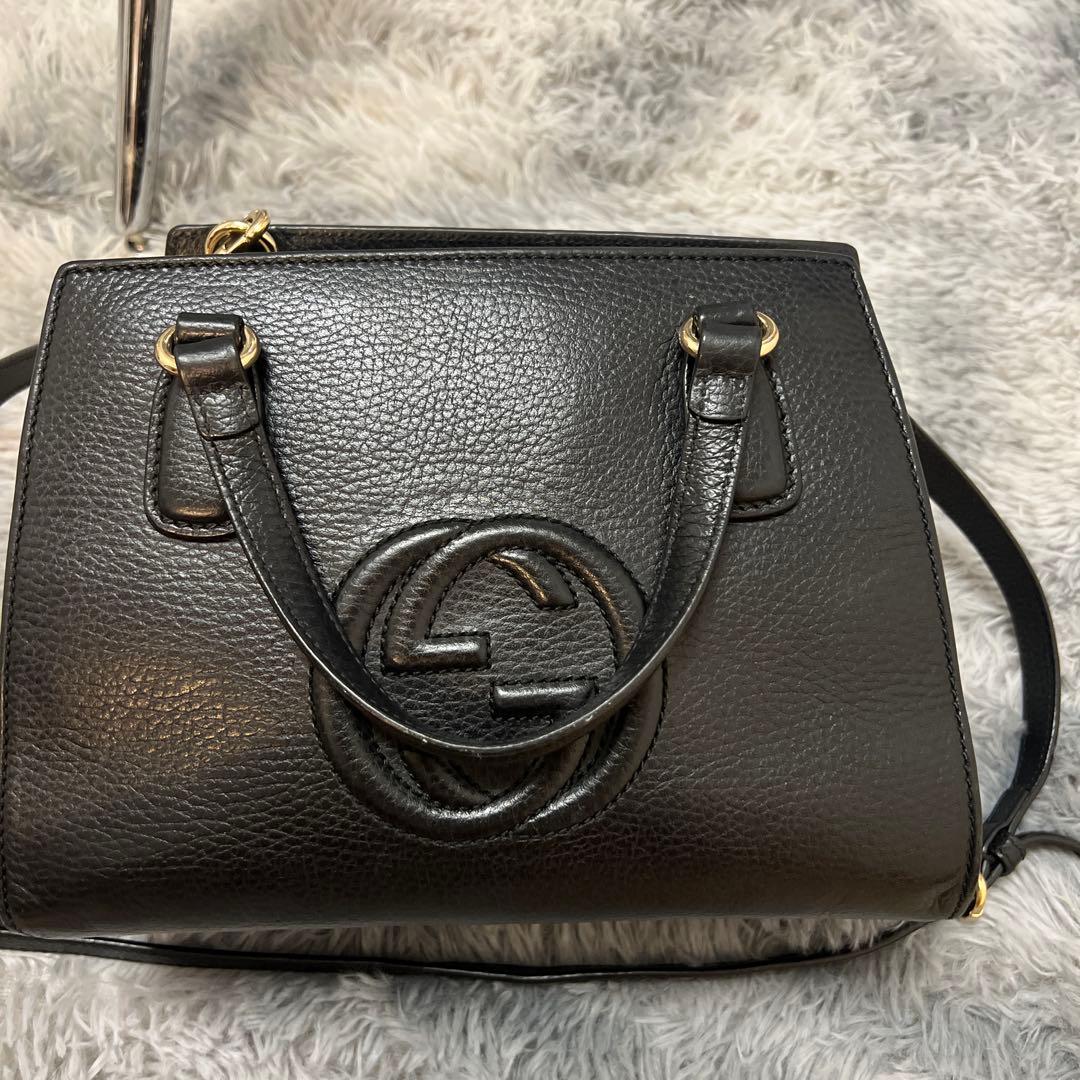 グッチ ソーホー2wayハンドバッグ GUCCI