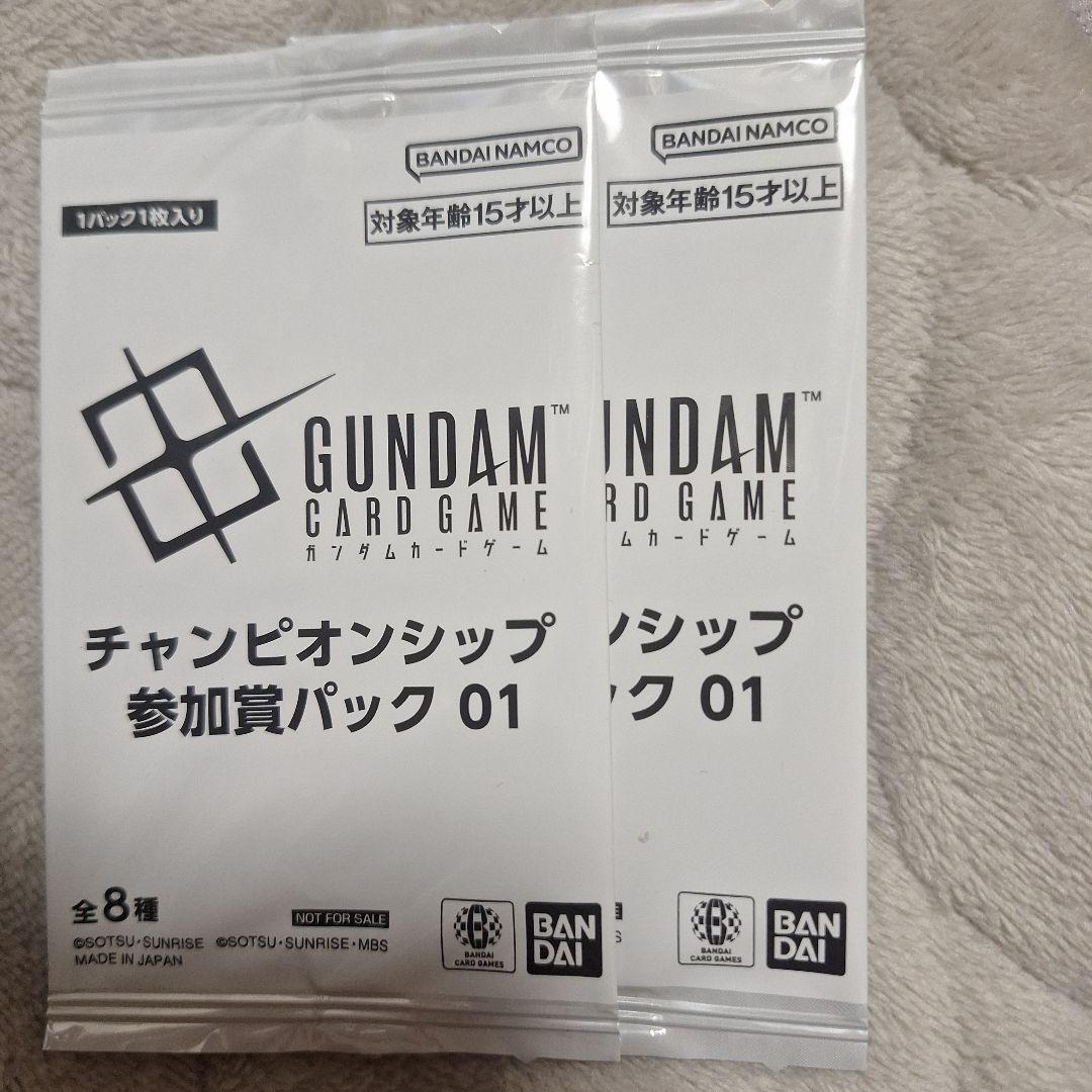 チャンピオンシップ　参加賞パック2パック