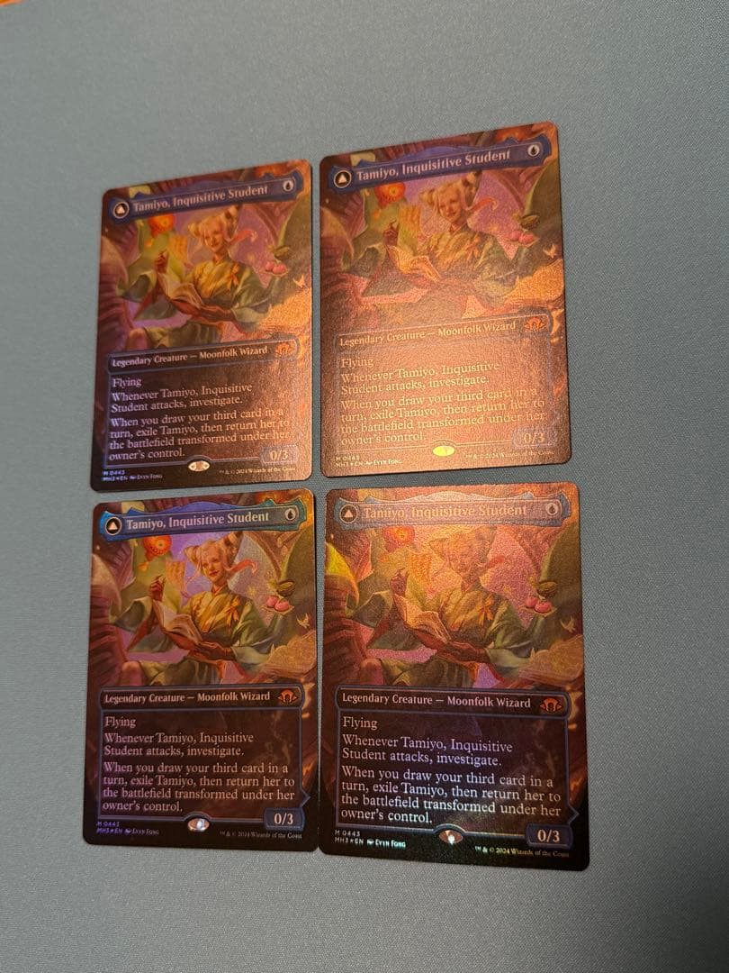 知りたがりの学徒、タミヨウ　拡張　英語foil 4枚