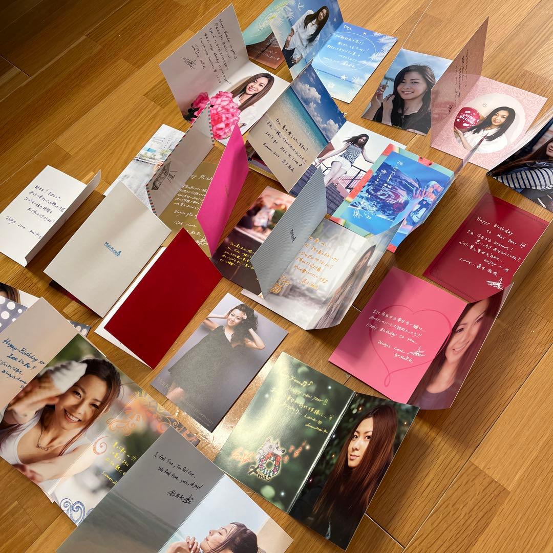 大量！倉木麻衣 ファンクラブ限定 グリーティングカード等 各種 36点