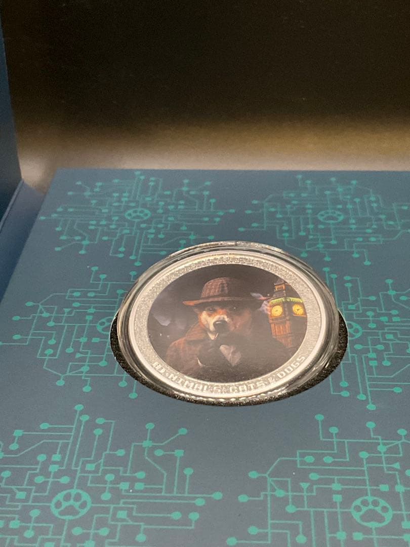 AI ANIMALS CATS & DOGS 1oz シルバープルーフ銀貨
