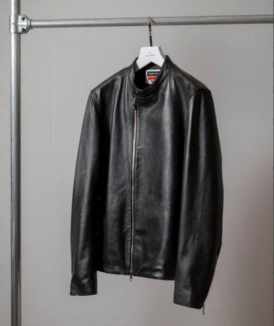 メゾンスペシャル 2WAY アクティブ シングルライダース レザージャケット