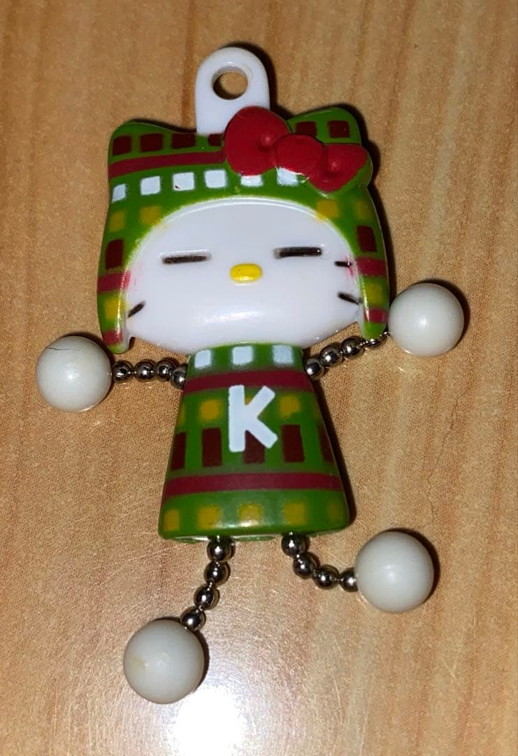 平成 レトロ ハローキティ ゆらゆら ストラップ 6個セット