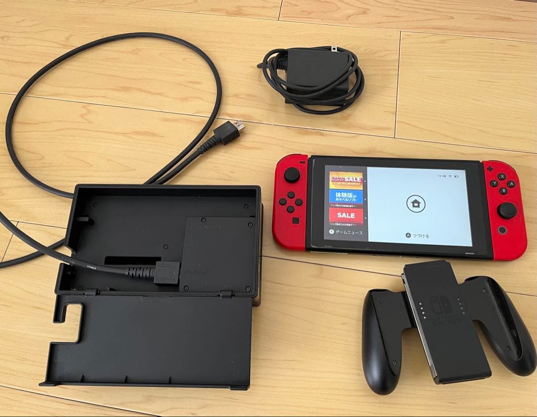 Nintendo Switch 赤色 本体 ドック付き