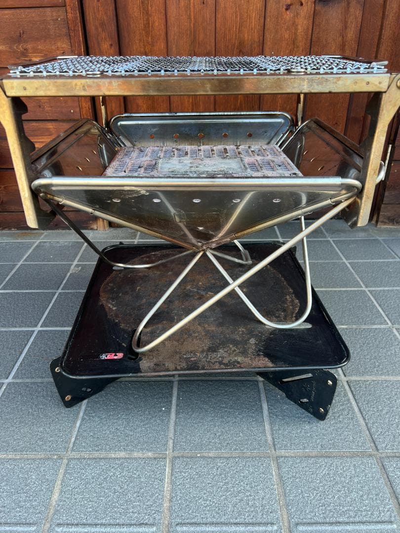 スノーピーク　焚き火台L ＋グリルブリッジ＋焼き網＋ 収納バッグ付き