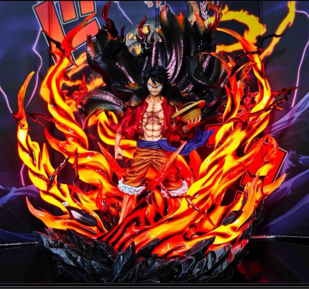 ワンピース ルフィ【覇王色覇気】 ガレージキット フィギュア POP1/8サイズ