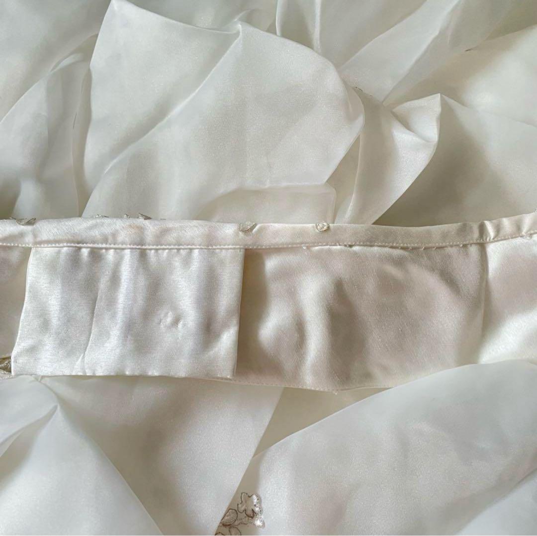 ウェディングドレス　取り外し可能ロールカラー付き　フルオーダー　着用1日限り