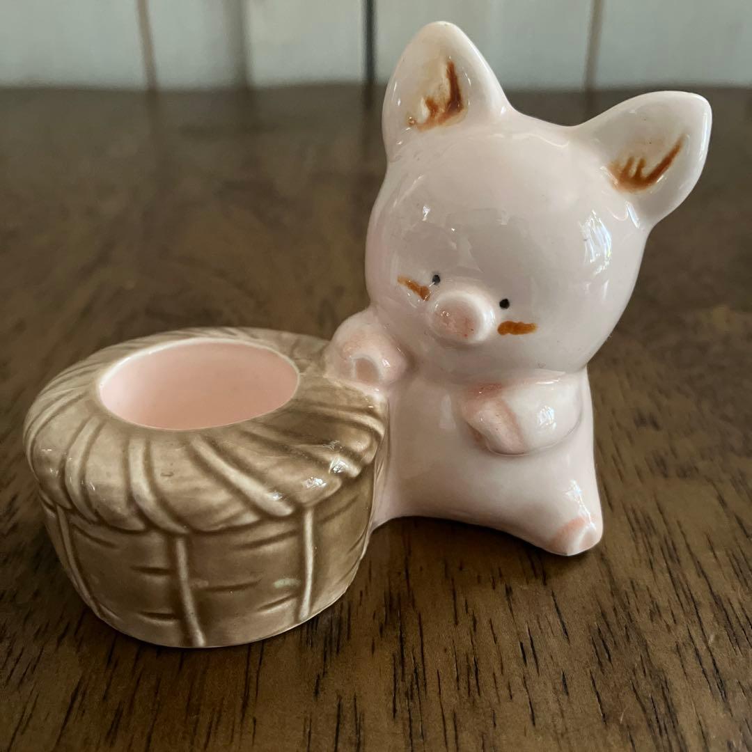 ザシキブタ　キャンドル立て　サンリオレトロ