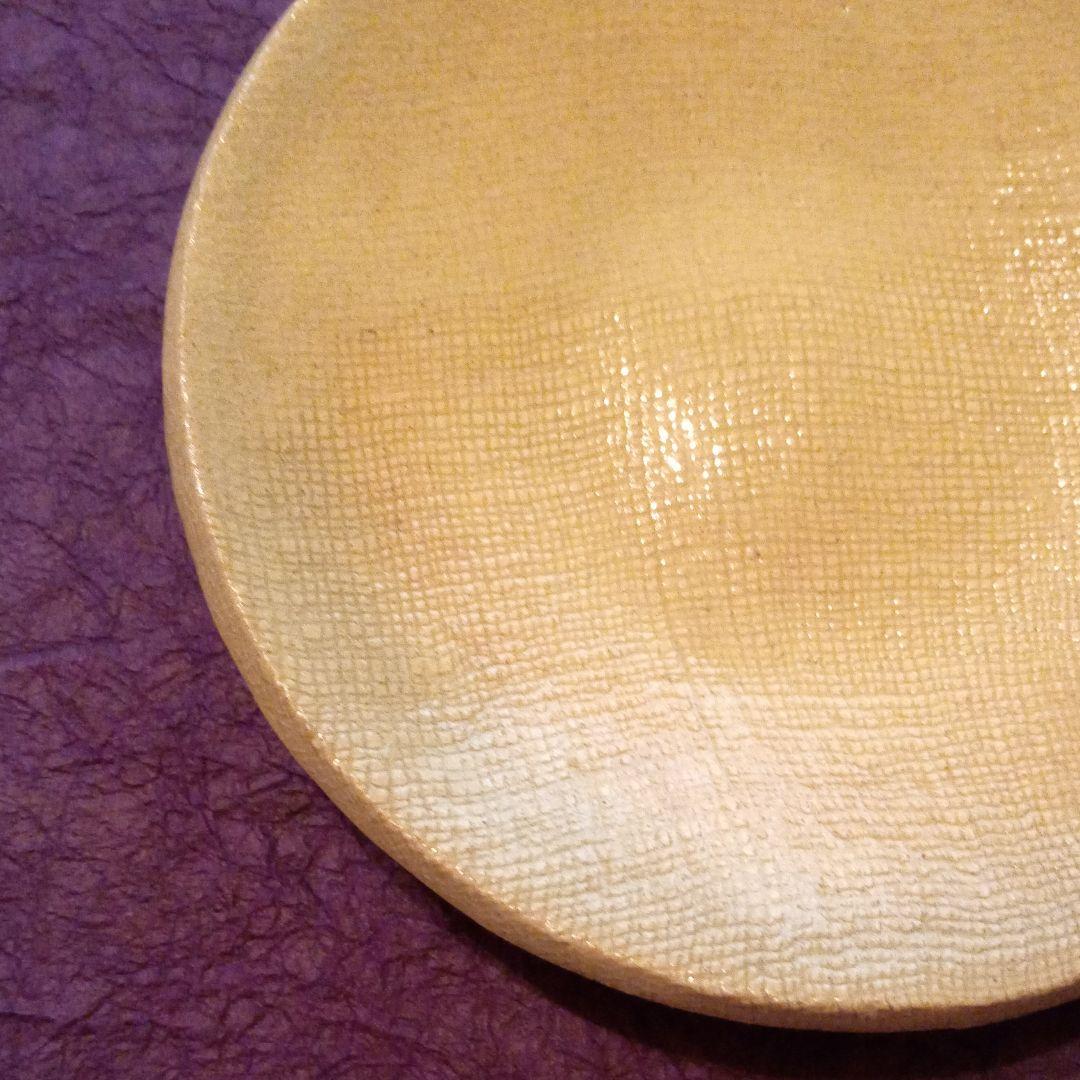 萩焼　布目窯変銘々皿5客揃い