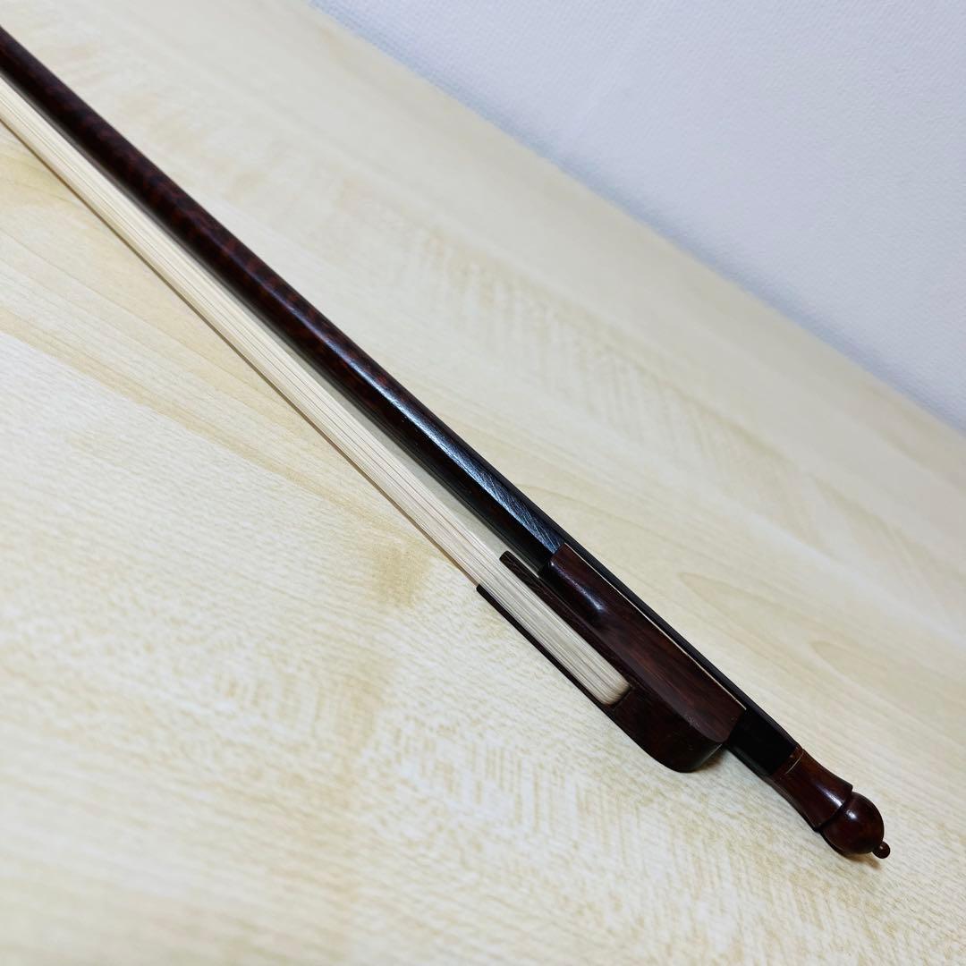 【希少品】バイオリン バロック弓　全長70㎝ 弦楽器 スネークウッド使用