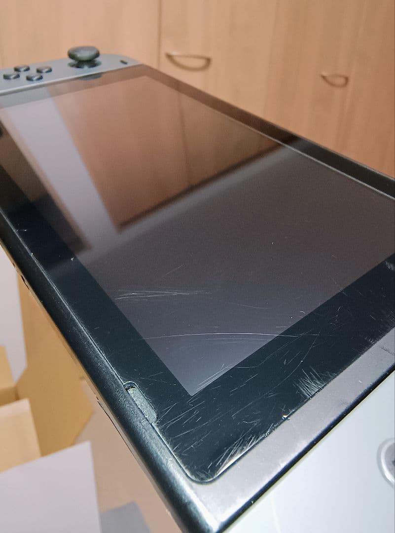 Switch ニンテンドースイッチ本体　グレー箱付き付属品付2018年