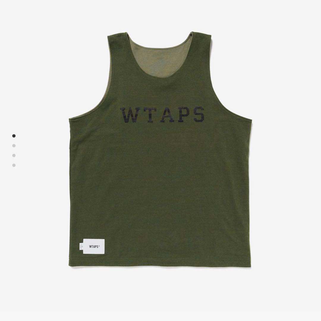 新品 WTAPS MUDDY/TANKTOP/COTTON オリーブドラブ L