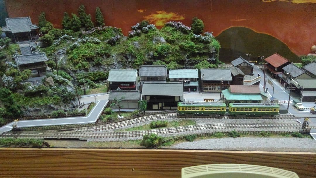 確認用✨鉄道模型ジオラマ✨お寺✨お城ジオラマ、プラモデル✨SPジオラマ製作