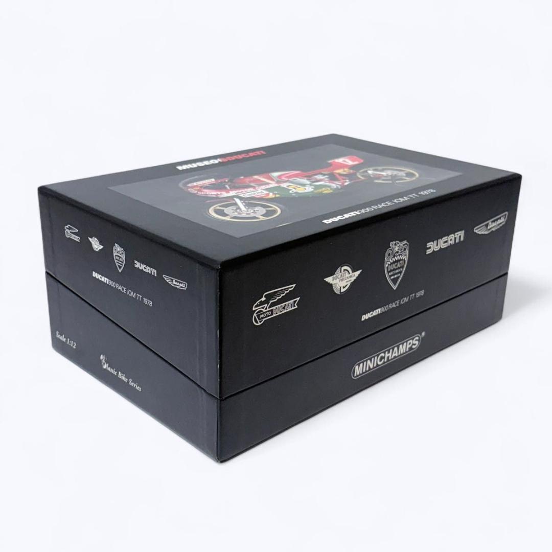 オートバイ・バイク MINICHAMPS 1/12 DUCATI 900 Racer IOM TT