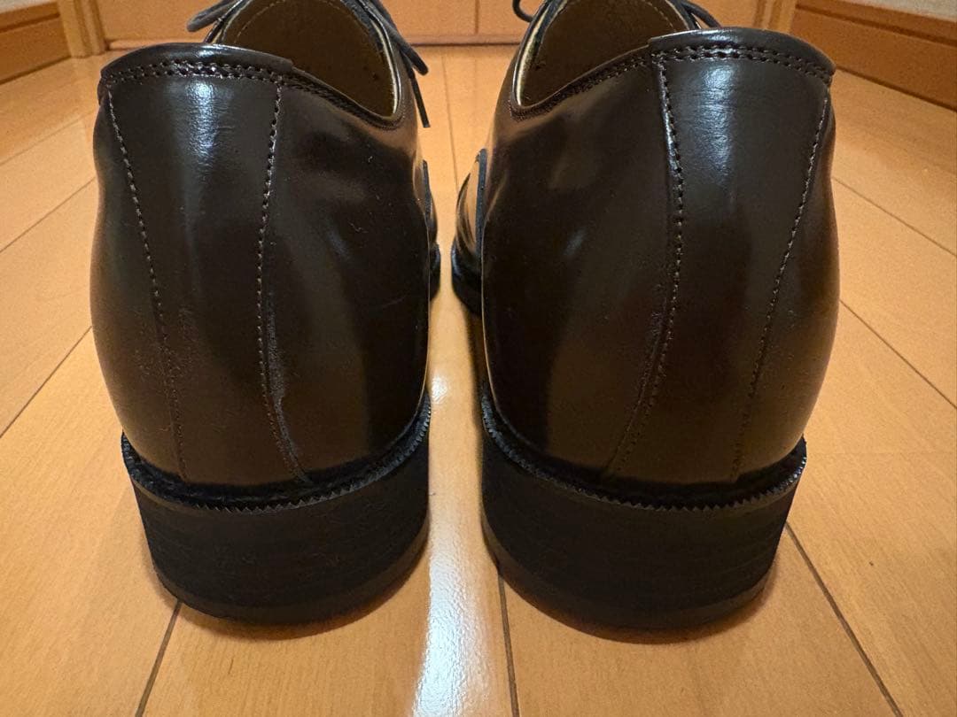 シークレットシューズ 身長6cmアップ ストレートチップ 北嶋製靴工業所