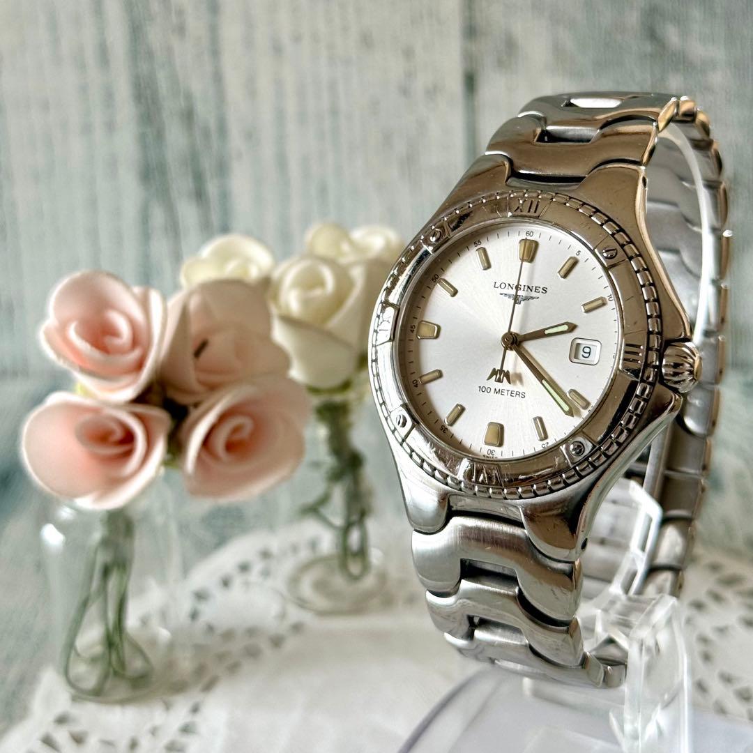 【希少】LONGINES ロンジン 腕時計 コンクエスト L3.612.4