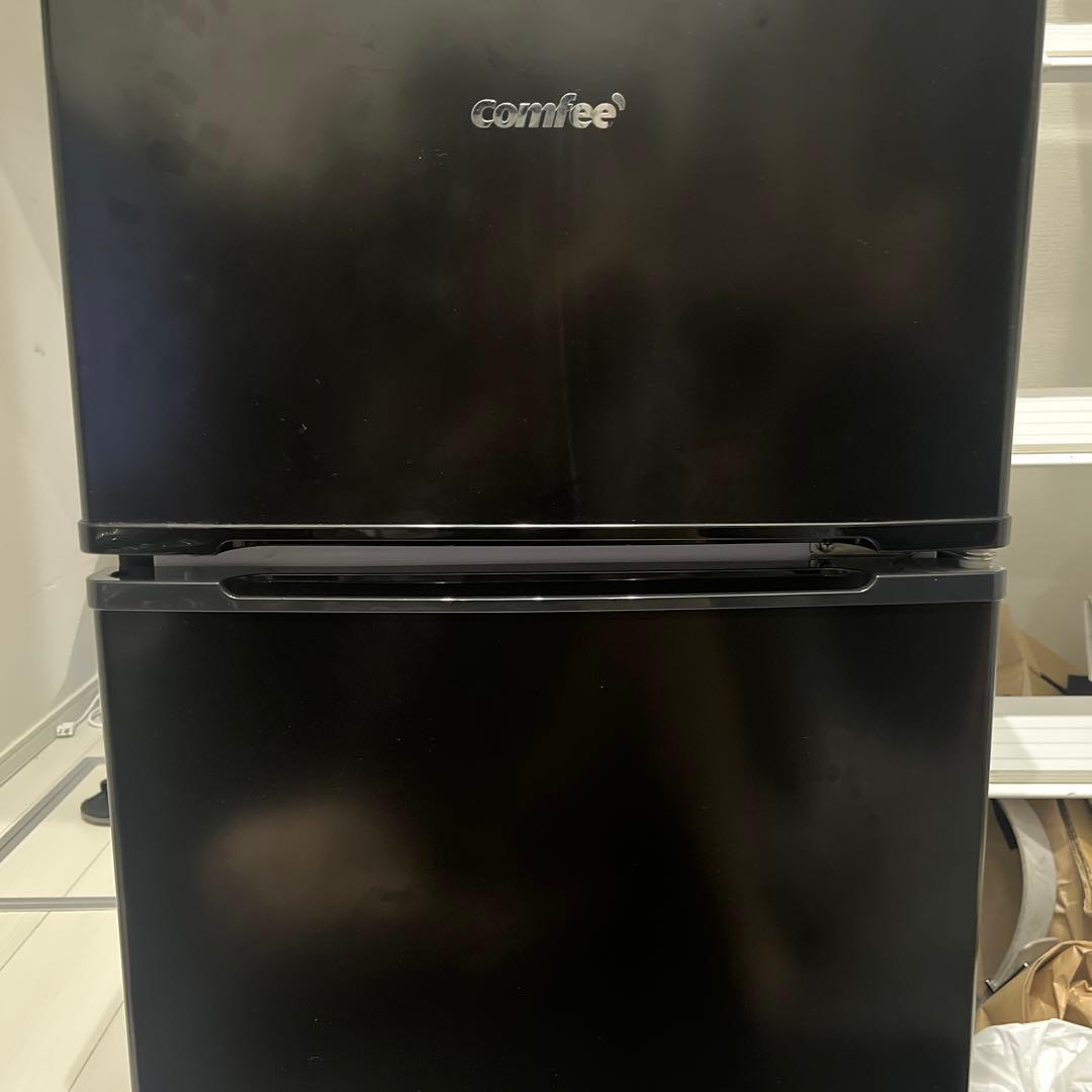 Comfee 冷蔵庫 2ドア 黒