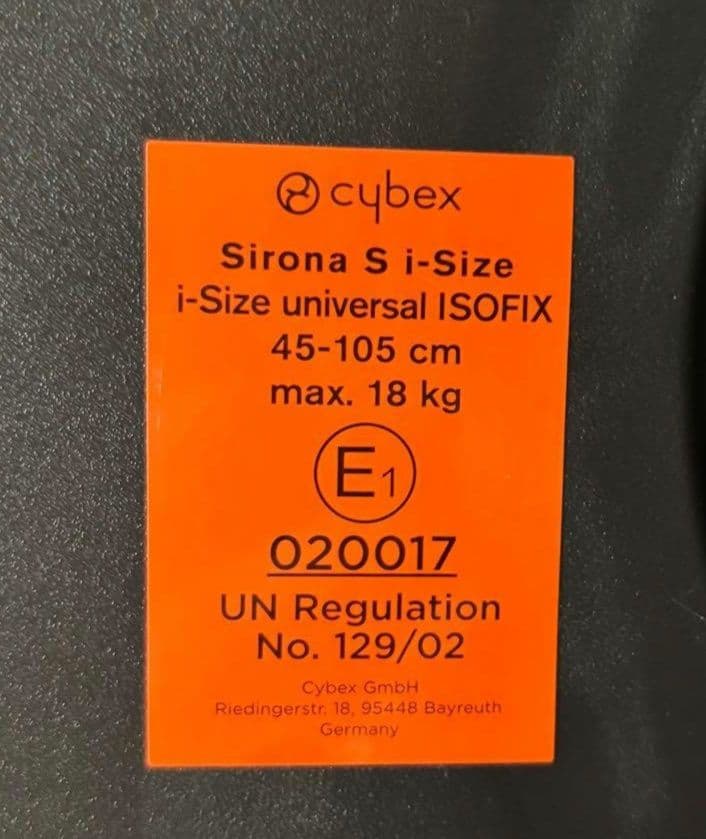 *＊美品＊*サイベックス SIRONA S i-size 最高級チャイルドシート