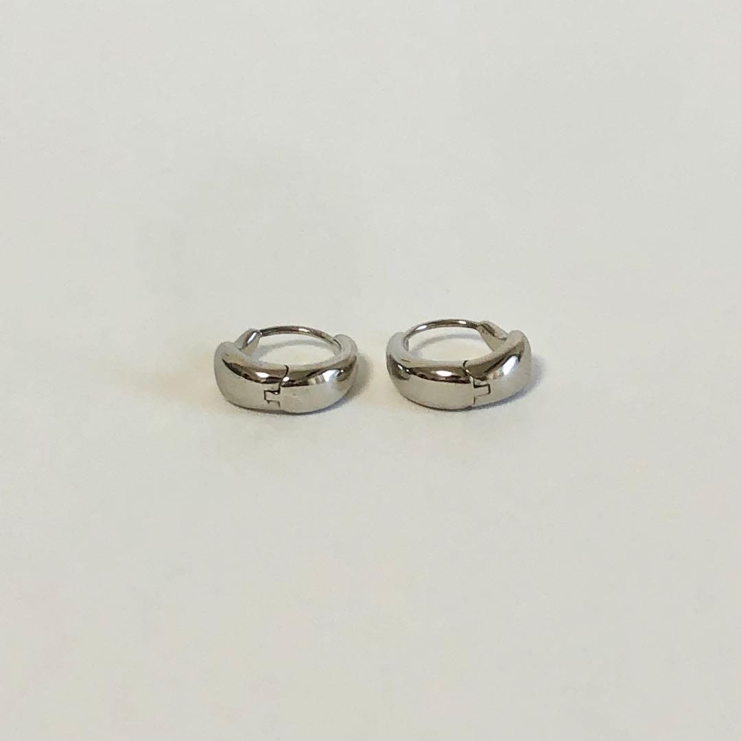 Jouete［スナップピアス］ドロップ SV925+プラチナコーティング F