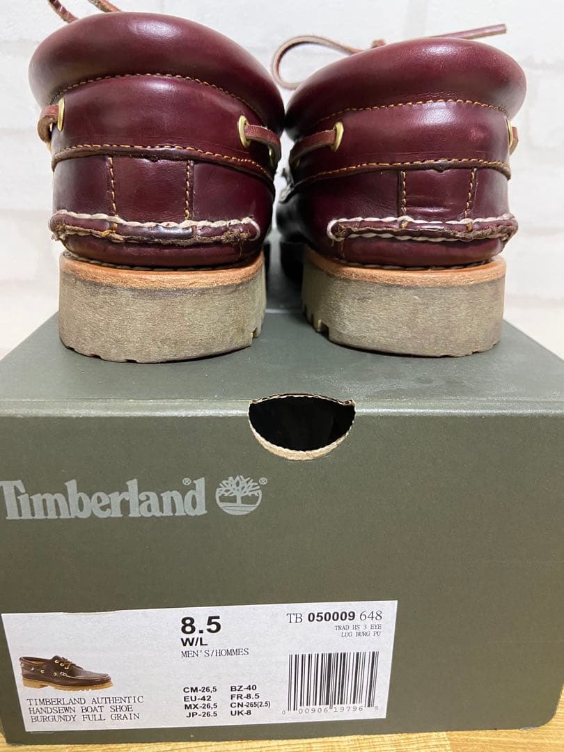 TIMBERLAND レザー デッキシューズ モカシン