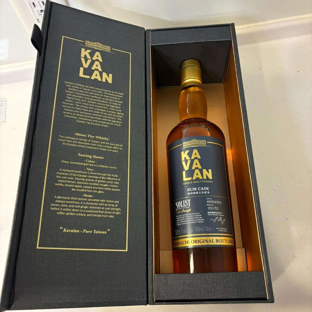 限定152本 KAVALAN ソリスト ラムカスク  57.1% 700ml
