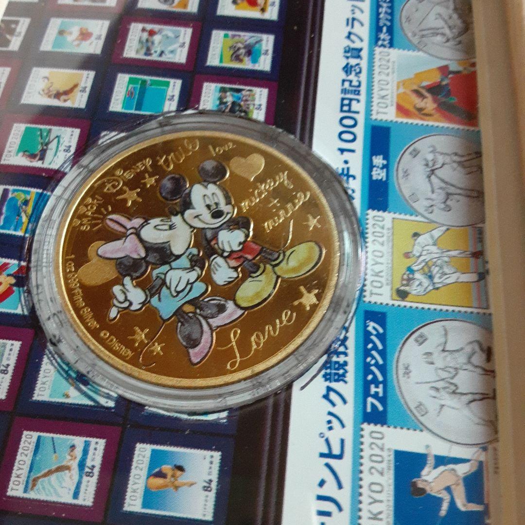 限定品ミッキーミニーカラー記念メダル