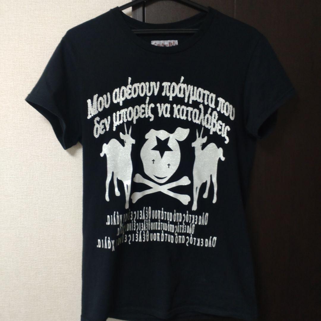 Trappie mosh tシャツ ブラック origami 042