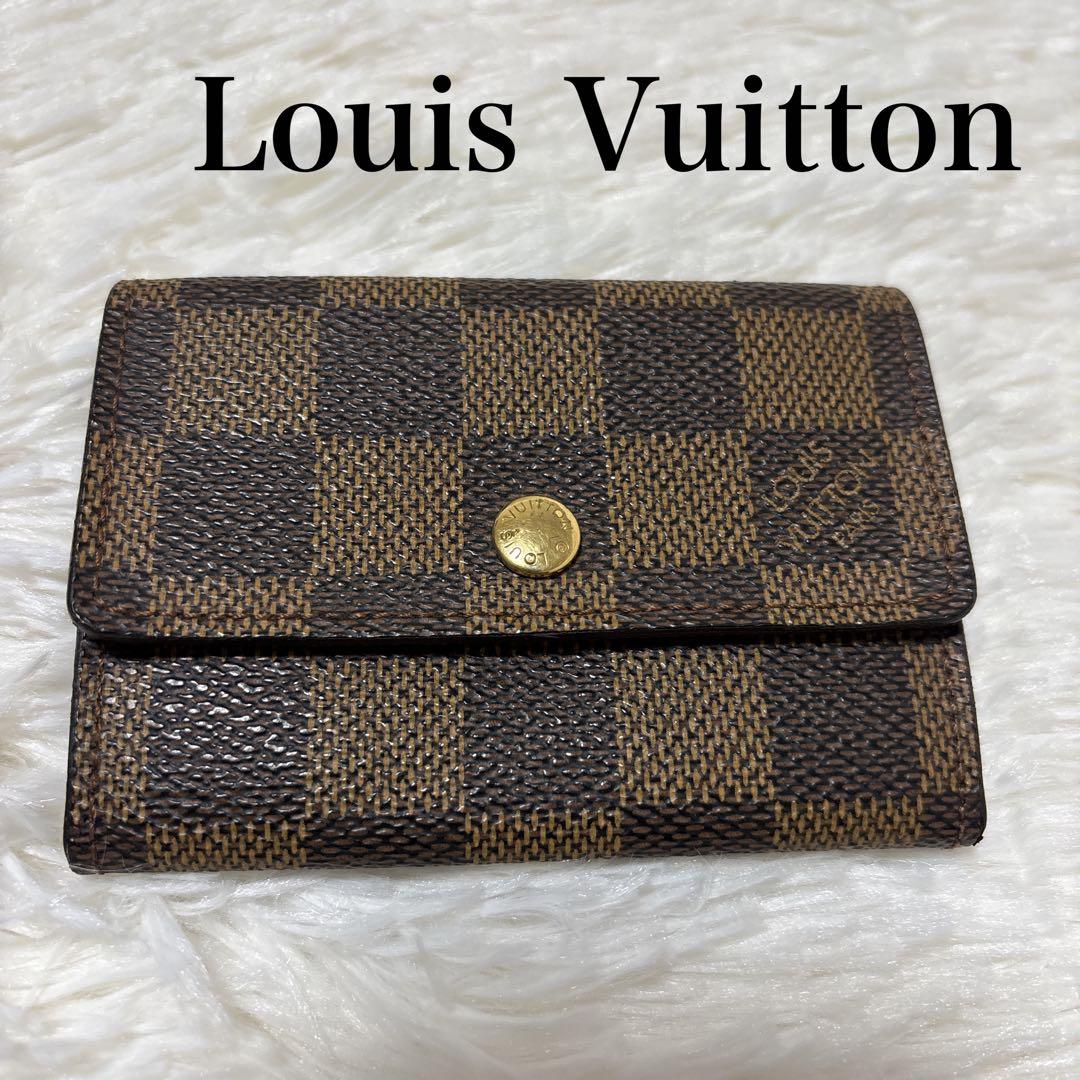 ルイヴィトン ダミエ ケース 小銭入れ 外観美品