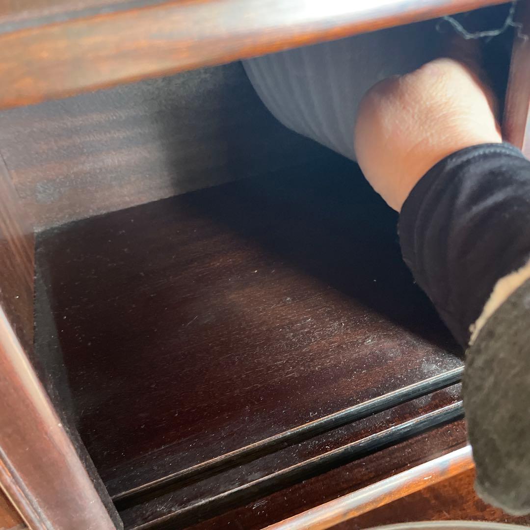 ミルコン。 茶箪笥 飾り棚 茶棚 レトロ アンティーク