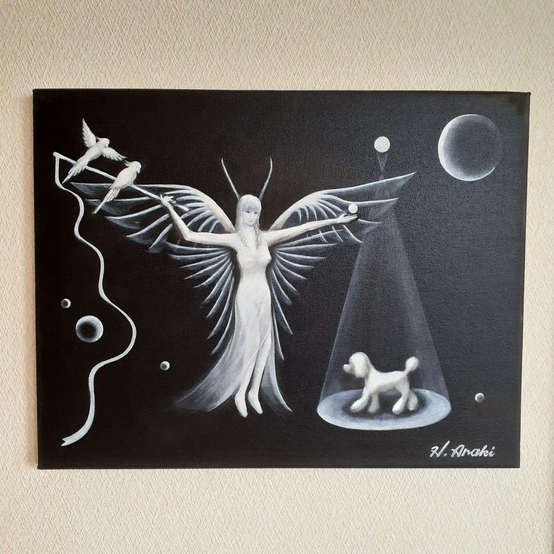 油絵　「妖精」F6