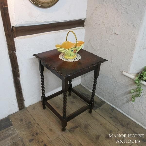 イギリス アンティーク 家具 サイドテーブル オケージョナル 英国 6660d