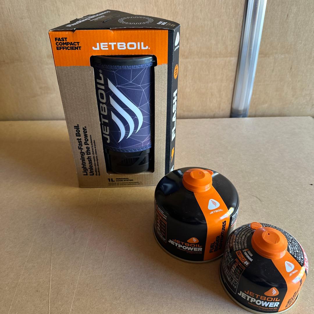 JETBOIL FLASH＋ガス缶2個