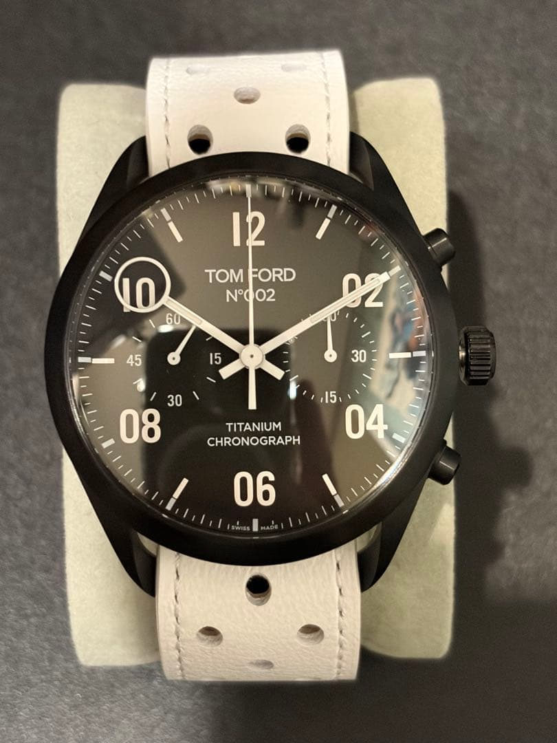 【極美品】世界限定150本 TOM FORD N.002 チタン クロノグラフ
