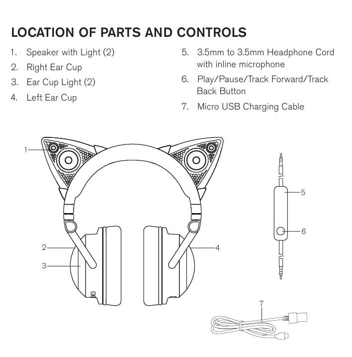 Brookston 猫耳ヘッドホン アリアナ・グランデ 限定モデル