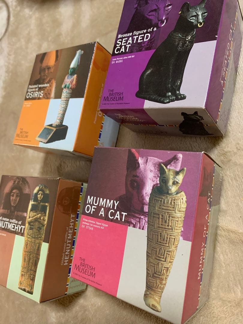 海洋堂THE BRITISH MUSEUM 大英博物館古代エジプトの遺産15種