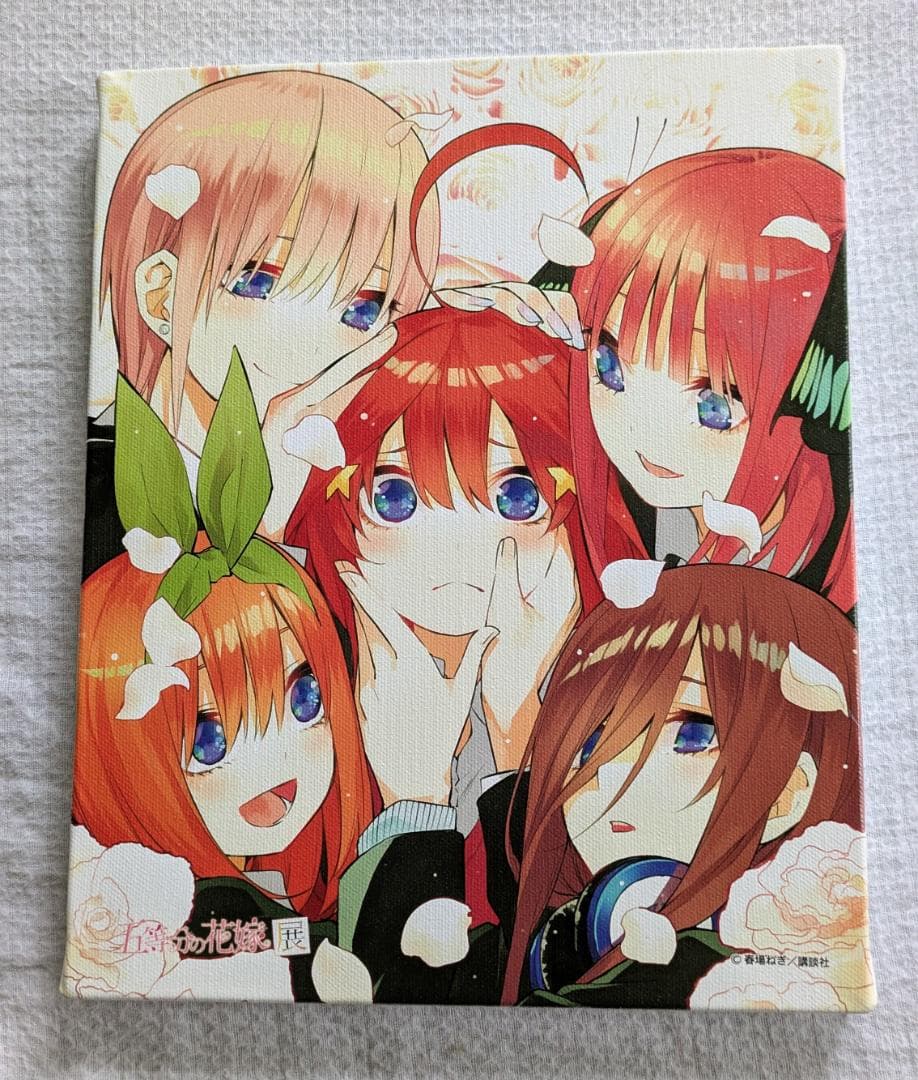 五等分の花嫁展 REVIVAL グッズセット 色紙・コースター・キャンバス他