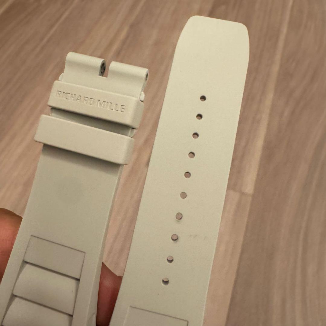 Richard Mille リシャールミル　ラバーベルト　ホワイト　30M
