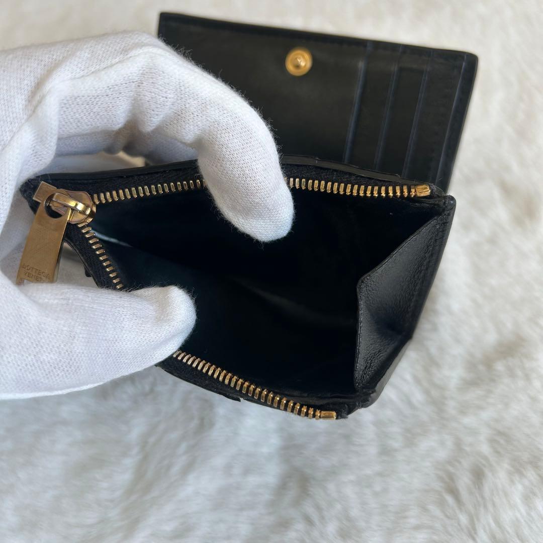 美品✨　BOTTEGAVENETA ボッテガヴェネタ イントレ 財布　黒