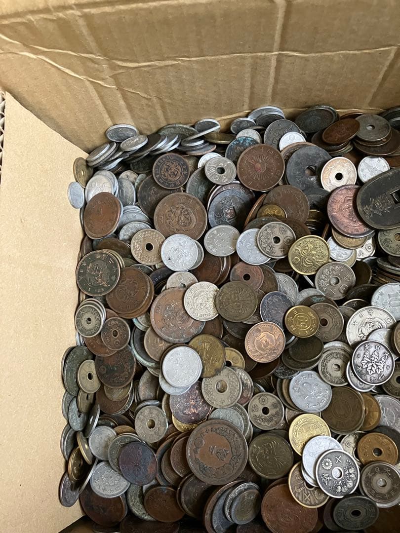 古銭まとめ売り 7.0kg 明治大正昭和初期