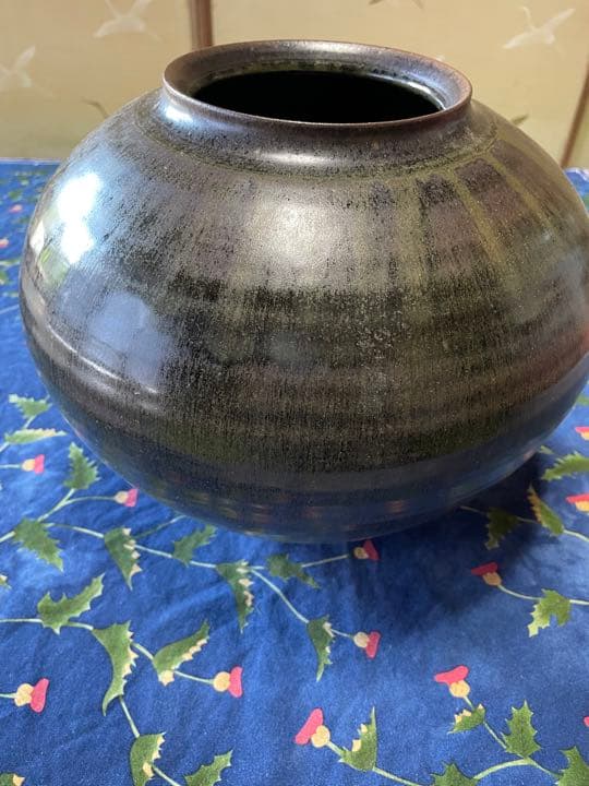 お値下げ❗️福岡　福智町　上野焼　陶芸家　熊谷氏作　花器