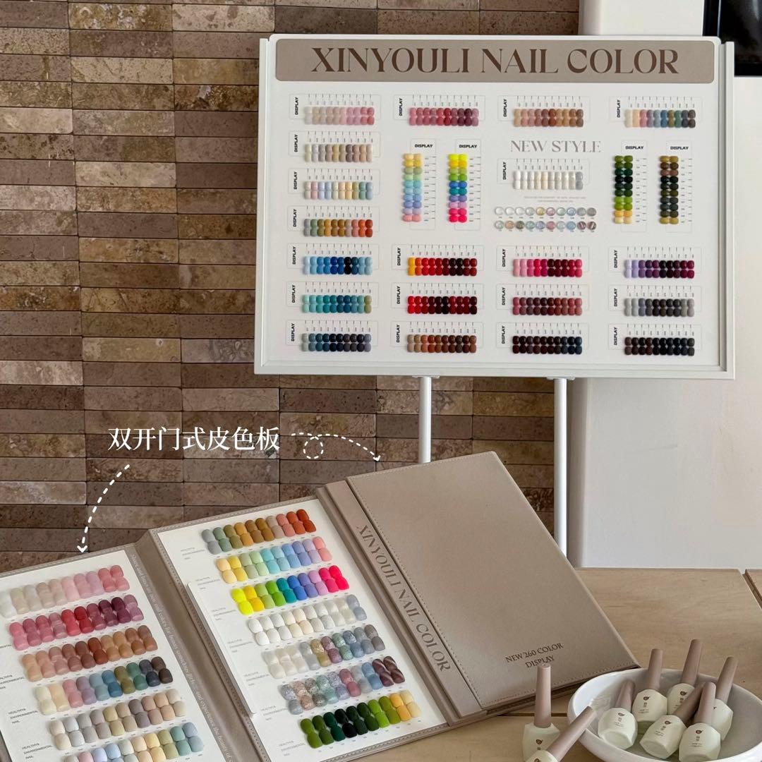 カラージェル260色　小さいカラーチャート込み　ネイルサロン用