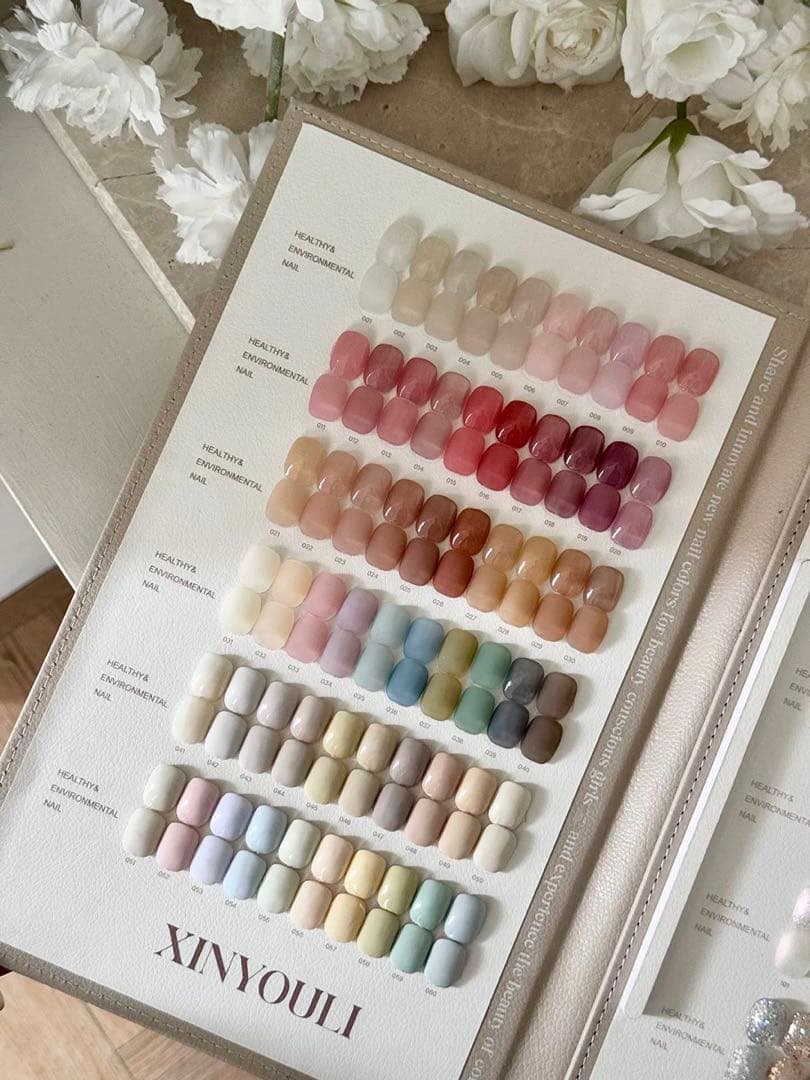 カラージェル260色　小さいカラーチャート込み　ネイルサロン用