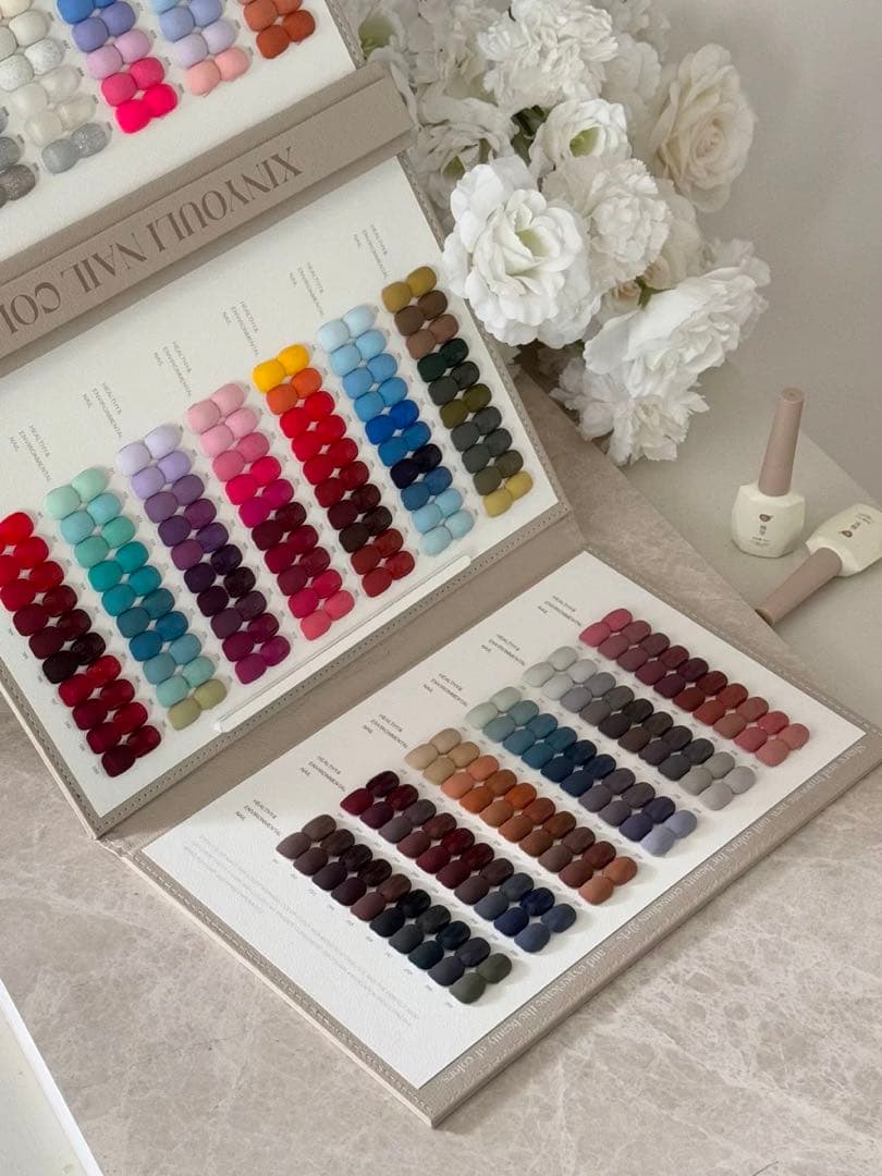 カラージェル260色　小さいカラーチャート込み　ネイルサロン用